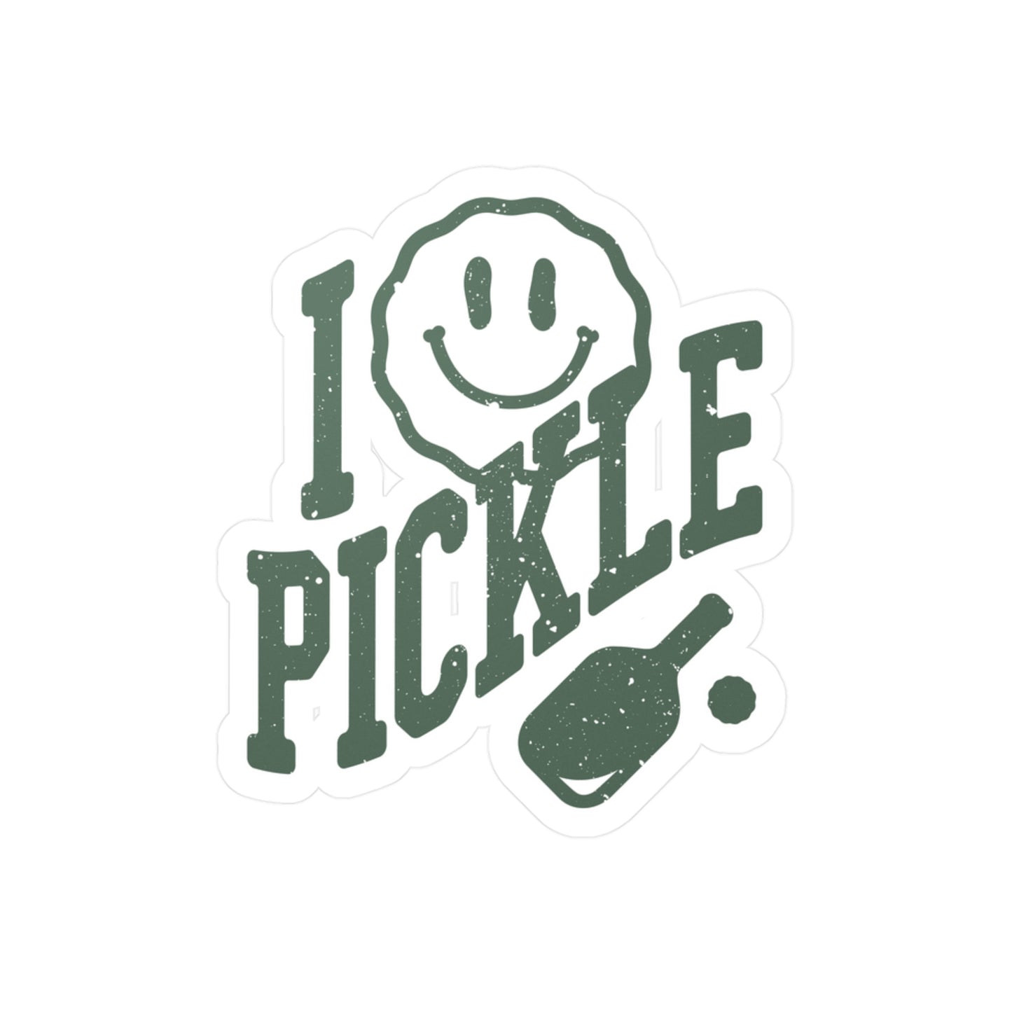 I Heart Pickle Sticker