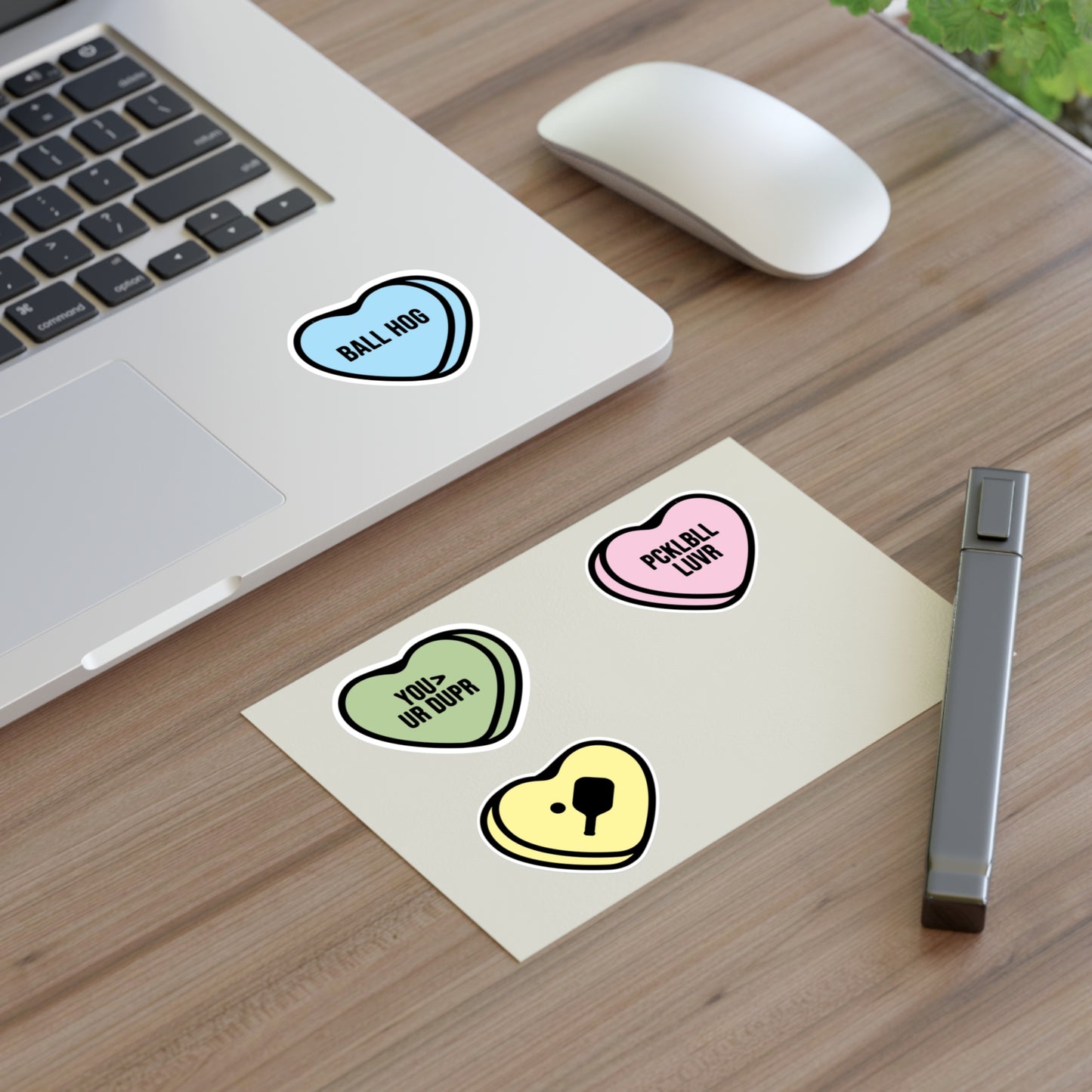 Pickleball Vday Sticker Sheet