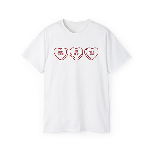 Pickleball Valentine's Day Tee