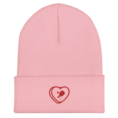 Valentine's Pickleball Cuffed Beanie