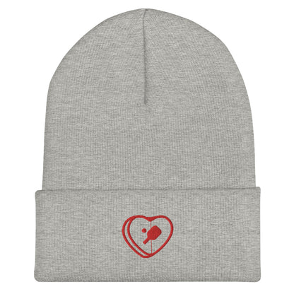 Valentine's Pickleball Cuffed Beanie