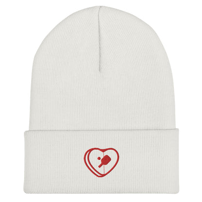 Valentine's Pickleball Cuffed Beanie